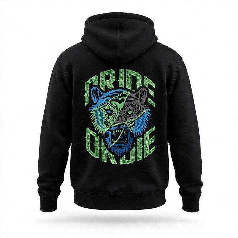PRIDE OR DIE Split fouter-black